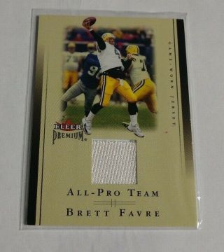 R17,  921 - Brett Favre - 2002 Fleer Premium - All Pro Team Jersey - Packers -