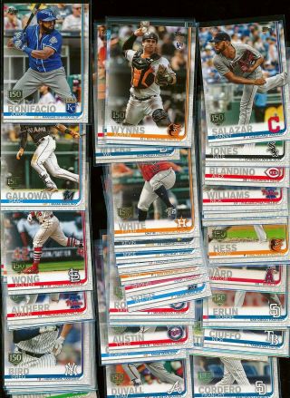 Complete Your Set 146x 2019 Topps Series 2 Rc Rookie Rainbow Foil Parallels