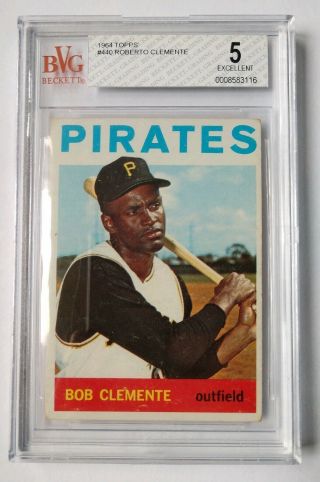1964 Topps Bob Clemente Bgs 5