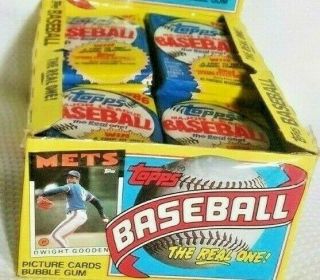2 packs (1 ea) 1985 1986 Topps basesball Wax Pack LIMITED QUANTITY 5