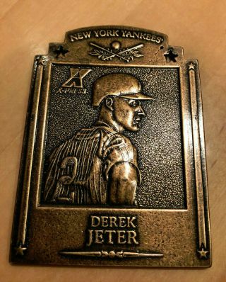1997 Derek Jeter Pinnacle Xpress Metal Bronze Die - Cast 5 Of 20 Baseball
