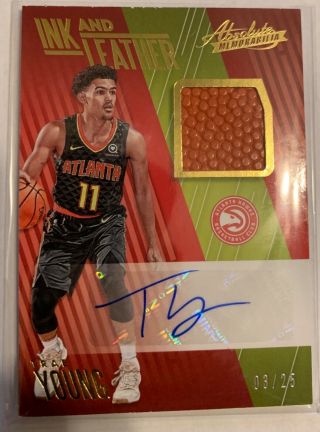 Panini Trae Young Auto Card.  3/25.  Card Comes How You See It In The Pictures.