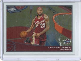 Lebron James 2009 - 10 Topps Chrome 16 /999 Sp Cavs Lakers