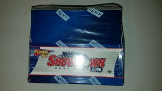 2000 Mlb Showdown Pennant Run 1st Edition Booster Box 36 Ct Rare Jeter Griffey