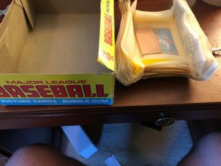 1979 Topps Baseball Empty 18 Wax Pack Wrappers,  2 Full Gum Sticks And 1 Box