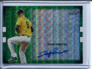 Quinn Priester 2018 Leaf Metal Perfect Game Green Wave 1/1 Auto Autograph