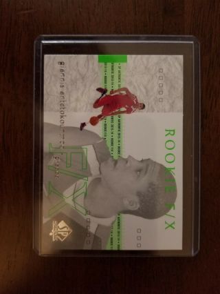 2013 - 14 Giannis Antetokounmpo Sp Authentic Fx Rookie 91 Rare - Awesome Card
