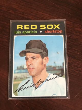 1971 Topps Luis Aparicio 740 Sp Red Sox White Sox Hofer,  Or Better