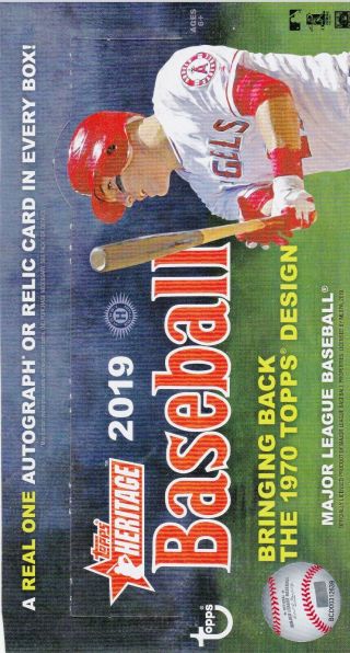 2019 Topps Heritage Baseball Complete Set - Cards 1 - 400