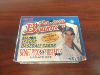 2000 Bowman Draft Picks And Prospects/update Factory Set - Auto