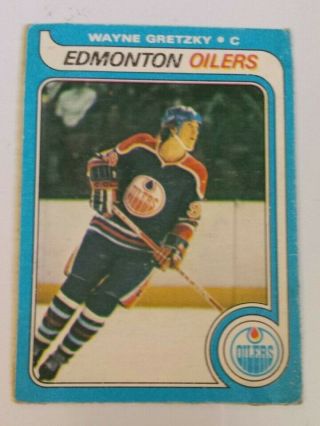 Wayne Gretzky 1979/80 O - Pee - Chee Opc 18 Rookie Card Edmonton Oilers