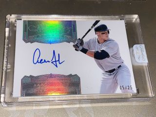 Aaron Judge 15/25 Yankees Rookie On Card Auto Rc Sp 2017 Flawless Autograph