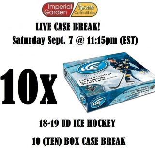 18 - 19 Ice Hockey (ten) 10 Box Case Break 1417 - Ottawa Senators