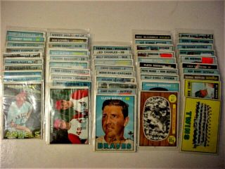 Sell Out (50) Different 1967 Topps Baseball Cards - Vg/vg,