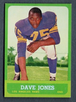Dave Jones Rc 1963 Topps Los Angeles Rams Card 44 Ex - Mt