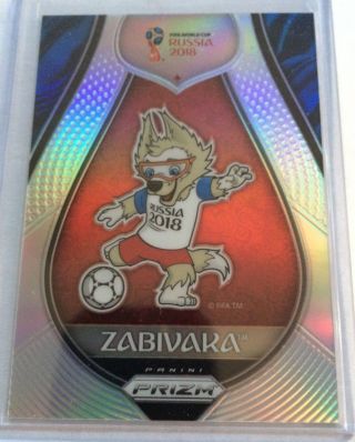 2018 Panini World Cup Soccer Zabivaka Mascot Ultra Rare Ssp (1.  8373) No Z