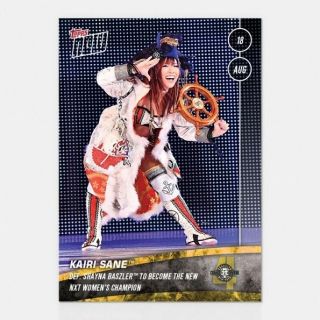 2018 Topps Now Nxt 10 Kairi Sane Becomes Nxt Champion At Takeover Broolyn