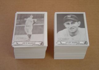 1940 Play Ball Baseball Card Reprint Set 1986 Complete Set 1 - 240 Joe Dimaggio
