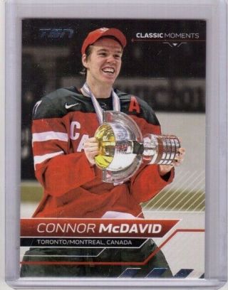 Connor Mcdavid 18/19 Tsn The Sports Network Promo Promotional Card Team Canada