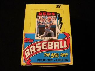 1986 Topps Baseball Wax Box - Fresh From Case - 36 Packs