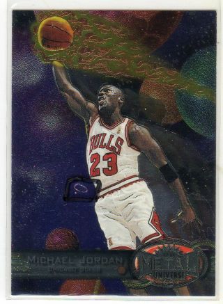 Michael Jordan 1997 - 98 Skybox Metal Universe 23