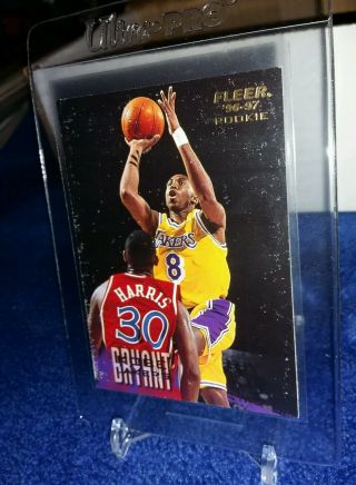 Kobe Bryant Rookie Card 1996 - 97 Fleer 203 Rookie Card.