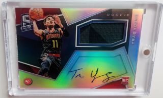 Trae Young 2018/19 Panini Spectra Rpa Rc 2 - Color Patch Auto 120/299