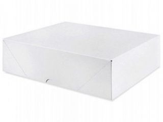 White Letterhead Folding Boxes - 25 Per Pack (8 1/2 X 11 X 2 " - Standard)