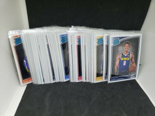 Luka Doncic Trae Young 2018 - 19 Donruss Optic Rated Rookie Rc Complete Set 50