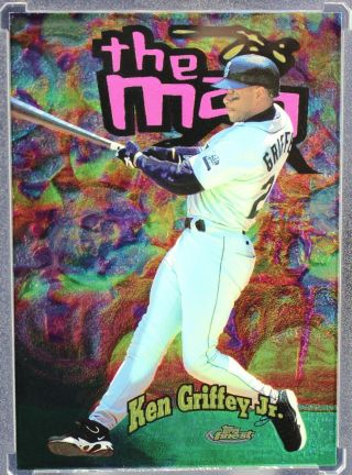 Ken Griffey Jr 1998 Topps Finest The Man /500 Scratch Seattle Mariners