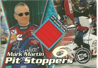 2000 Trackside Race Pit Board (pit Stoppers) Of Mark Martin 003/200