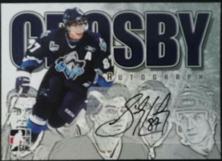 05/06 In The Game Sidney Crosby Autograph Itg