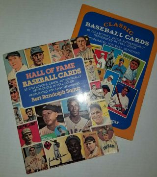 1977 & 1978 Bert Randolph Sugar Classic & Hall Of Fame Baseball Cards Repros
