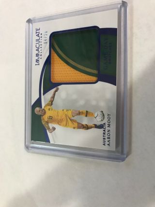 2018 - 19 Immaculate Soccer Aaron Mooy Number Patch 4/20,  Australia