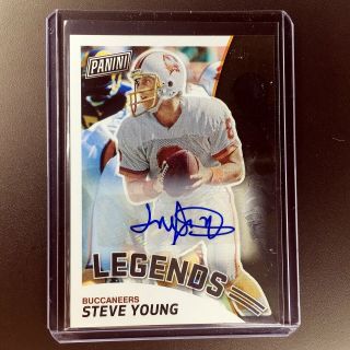 2019 The National Steve Young Legends Cracked Ice Auto 3/5