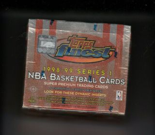 1998 - 99 Topps Finest Basketball Series 1 Factory Hobby Box