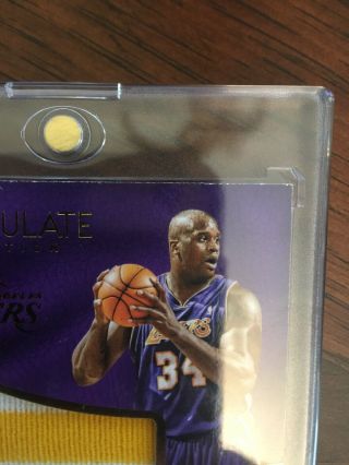 18/33 Shaquille O’Neal 2016 - 17 Immaculate Autograph Jumbo Jersey Patch Auto 5