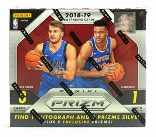 2018/19 Panini Prizm Choice Basketball Nba Factory Hobby Box - 1 Auto Qty