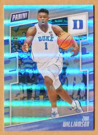 2019 Panini The National Zion Williamson Prizm Rookie Card /299 Pelicans Rc