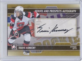 Travis Konecny 2013 - 14 Itg Heroes & Prospects Auto Autograph A - Tk Flyers