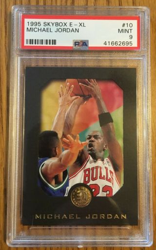 Michael Jordan 1995 Skybox E - Xl Base Card 10 Psa 9