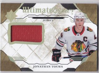 Jonathan Toews 2017 - 18 Upper Deck Ultimate Legacy Game Jersey Ul - Jt Chicago