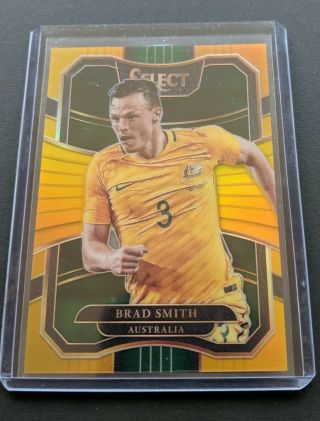 2017 - 18 Panini Select Soccer Australia Brad Smith Terrace Gold 2/10