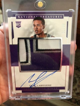 Skal Labissiere 2016 - 17 National Treasures Rookie Patch Auto Rpa Rc 31/99 Kings
