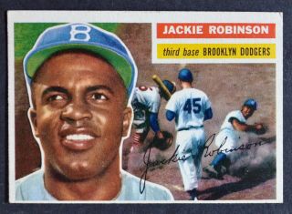 1956 Topps Baseball Jackie Robinson 30 Ex Brooklyn Dodgers Wb