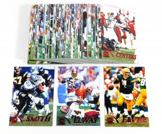 1996 Pacific Gridiron Near Complete Football Set (1 - 125) Missing 1 Card
