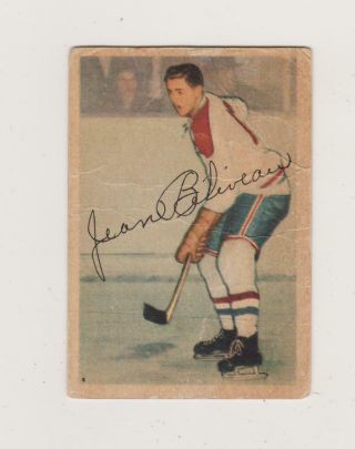 1953 - 54 Parkurst 27 Jean Beliveau Rookie