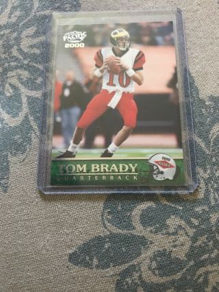 2000 Pacific Tom Brady 403 Rookie Card Patriots Nm - Mt,