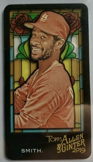 2019 Topps Allen & Ginter Ozzie Smith Stained Glass Mini Ssp /25