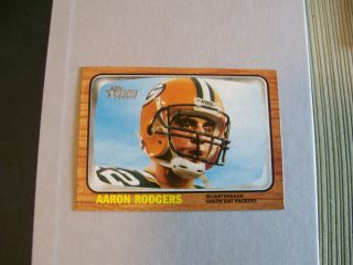Aaron Rodgers 2005 Topps Heritage Rookie Card Green Bay Packers